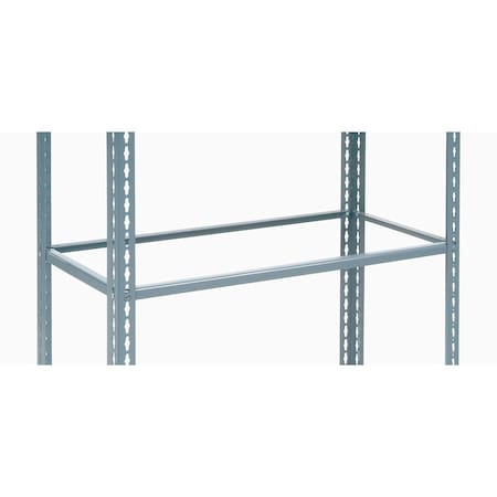 Global Industrial Additional Shelf, Single Rivet, No Deck, 36inW x 12inD, Gray 254453